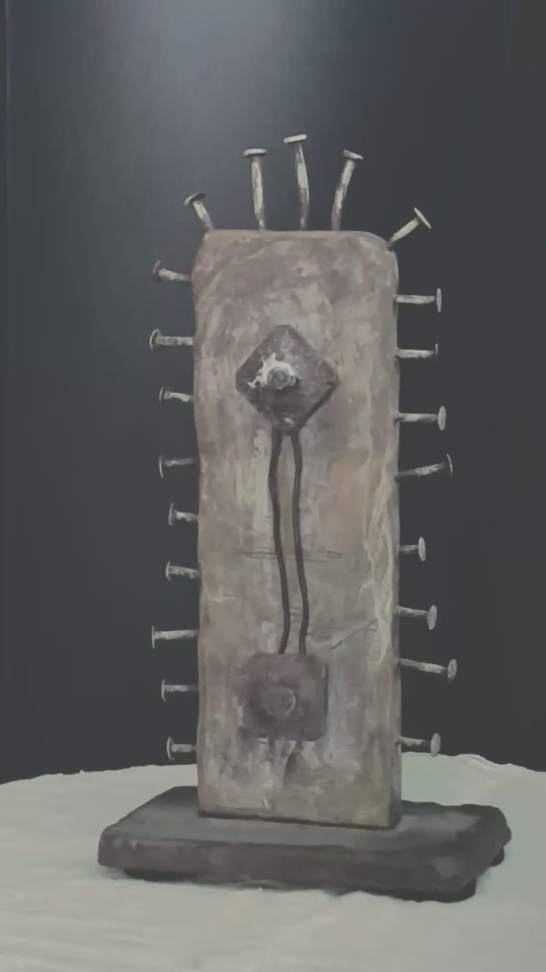 short video showing Wabi-Sabi inspired sculpture by Robert Schott